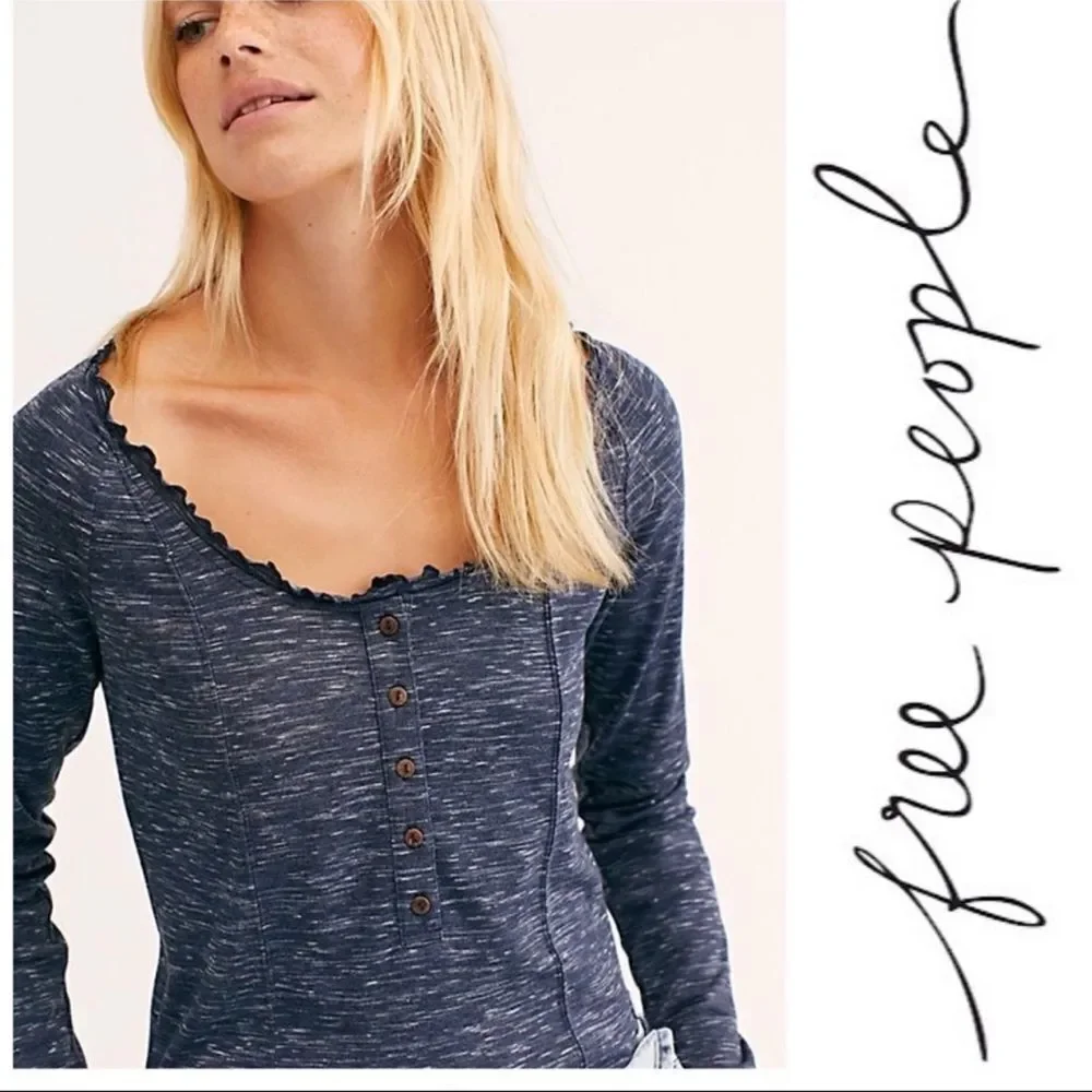 Free People Roxy Henley Top
